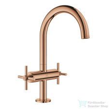 Grohe ATRIO L magasított mosdó csaptelep click-clack leeresztővel,Warm Sunset 21144DA0 csaptelep