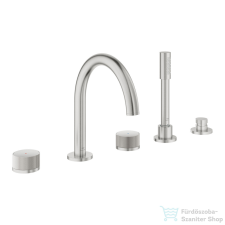 Grohe ATRIO PRIVATE 5 üléses kádtöltő csaptelep zuhanyszettel,alaptest nélkül,SuperSteel 25226DC0 csaptelep