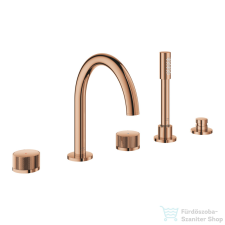 Grohe ATRIO PRIVATE 5 üléses kádtöltő csaptelep zuhanyszettel,alaptest nélkül,Warm Sunset 25226DA0 csaptelep