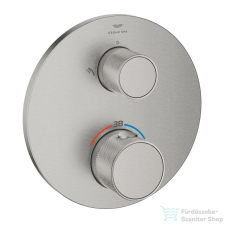 Grohe ATRIO PRIVATE falsík alatti termosztátos kád/zuhany csaptelep,Supersteel 24396DC0 csaptelep
