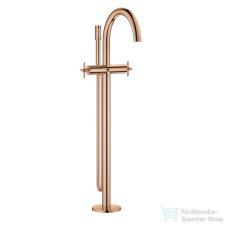 Grohe ATRIO szabadon álló kádtöltő csaptelep zuhanyszettel,alaptest nélkül,Warm Sunset 25272DA0 (25272DA0) csaptelep