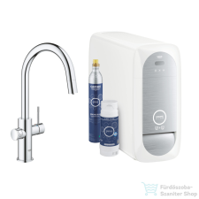 Grohe BLUE HOME C kifolyós,kihúzható fejes csaptelep kezdőkészlet vízszűrő funkcióval,Króm 31541000 csaptelep