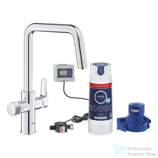 Grohe BLUE Pure Start mosogató csaptelep kezdőkészlet Ultrasafe szűrővel,króm 30594000 csaptelep