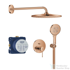 Grohe ESSENCE komplett falsík alatti zuhanyrendszer,Rainshower Mono 310 fejzuhannyal,Warm Sunset 25287DA0 csaptelep