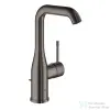 Grohe ESSENCE L magasított mosdó csaptelep automata leeresztővel,Hard Graphite 24174A01 (24174A01)