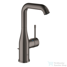 Grohe Essence magasított mosdó csaptelep automata leeresztővel,Hard Graphite 32628A01 csaptelep