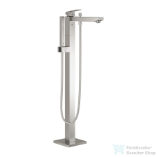 Grohe Eurocube egykaros kádtöltő csaptelep 1/2″, padlóra szerelhető,Supersteel 23672DC1 csaptelep