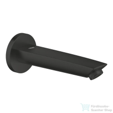 Grohe EUROSMART 17,1 cm-es kádkifolyó,Matt fekete 134482433 (134482433) csaptelep