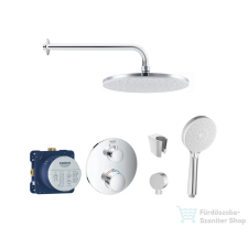 Grohe falsík alatti, termosztátos zuhanyrendszer GROHTHERM kezelővel, Kielle kiegészítőkkel, króm SANI21GKK006 csaptelep