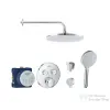 Grohe falsík alatti, termosztátos zuhanyrendszer SMARTCONTROL kezelővel, Kielle kiegészítőkkel, króm SANI21GKK002