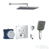 Grohe falsík alatti zuhanyrendszer SMARTCONTROL kezelővel, Kielle kiegészítőkkel, króm SANI21GKK011