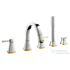 Grohe Grandera 5-lyukas kádperembe süllyeszthető kádcsaptelep, króm 19919IG0 (19919IG0) csaptelep