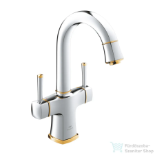 Grohe GRANDERA magasított mosdó csaptelep automata leeresztővel,Króm/arany 20666IG0 (20666IG0) csaptelep