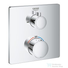 Grohe Grohtherm falsík alatti termosztátos zuhanycsaptelep, 2 funkciós, króm 24080000 csaptelep