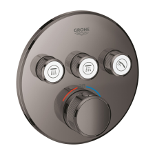 Grohe Grohtherm Smartcontrol Falsík alatti termosztátos csaptelep 3 utas kerek Hard Graphite csaptelep