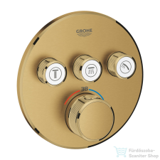 Grohe GROHTHERM Smartcontrol falsík alatti termosztátos kád/zuhany csaptelep,Brushed Cool Sunrise 29121GN0 csaptelep
