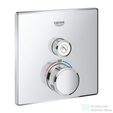 Grohe Grohtherm SmartControl termosztátos falsík alatti csaptelep 1 fogyasztóra, króm 29123000 csaptelep