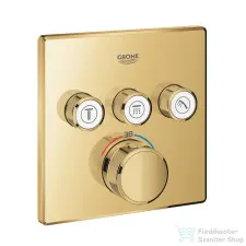 Grohe Grohtherm SmartControl termosztátos falsík alatti színkészlet 3 fogysztóhoz,Cool Sunrise 29126GL0 (29126GL0) csaptelep