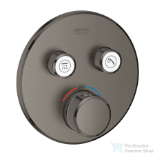 Grohe Grohtherm SmartControl termosztátos színkészlet 2-utas váltóval, szálcsiszolt grafit 29119AL0 csaptelep