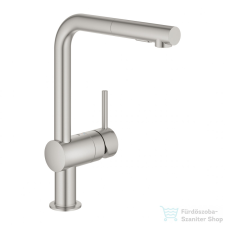 Grohe MINTA EGYKAROS MOSOGATÓCSAP 1/2? matt szuperacél 30274DC0 csaptelep