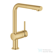 Grohe MINTA mosogató csaptelep kihúzható fejjel,Brushed Cool Sunrise 30274GN0 csaptelep