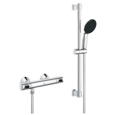 Grohe Precision Flow Termosztátos Zuhanycsaptelep zuhanyszettel 34800001 csaptelep