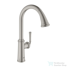 Grohe Quickfix GLOUCESTER 2 funkciós mosogató csaptelep,supersteel 30422DC0 (30422DC0) csaptelep