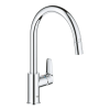 Grohe QuickFix Start Edge konyhai csaptelep kihúzható zuhanyfejjel