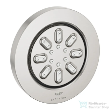 Grohe Rainshower Aqua oldalfúvóka/testzuhany, 2 féle vízsugárral,Supersteel 26801DC0 (26801DC0) csaptelep