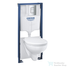 Grohe SOLIDO 4 részes wc szett króm nyomólappal,39586000 szaniter