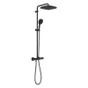 Grohe Tempesta system 250 cube termosztátos zuhanyrendszer Matt fekete (266892431)