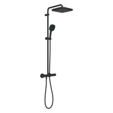 Grohe Tempesta system 250 cube termosztátos zuhanyrendszer Matt fekete (266892431) csaptelep