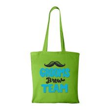 Grooms brew team - Bevásárló táska zöld ajándéktárgy