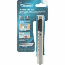 GROSS 160x18mm professional tapétavágó kés/ sniccer fém festő és tapétázó eszköz