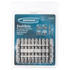GROSS PH2-PZ2x45mm 10db professional bitkészlet kétvégû bitfej készlet