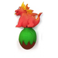 GROSSMAN Kifordítható sárkány - piros játékfigura