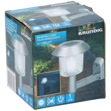 Grundig LED Szolár fali lámpa - Inox kültéri világítás