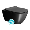  GSI PURA fali WC, SWIRLFLUSH, 55x36 cm matt fekete (881526)