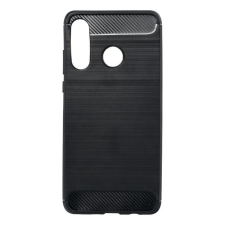 GSMLIVE Carbon Fiber Huawei P30 Lite fekete szilikon tok tok és táska