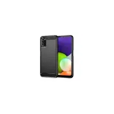 GSMLIVE Carbon Fiber Samsung A415 Galaxy A41 fekete szilikon tok (Forcell) tok és táska