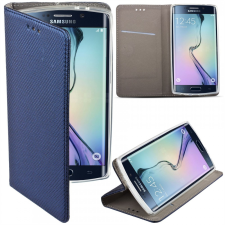 GSMLIVE Huawei P30 Lite telefon tok, könyvtok, oldalra nyíló tok, mágnesesen záródó, sötétkék tok és táska