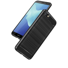 GSMLIVE Huawei Y3 2018 szilikon tok, fekete, Carbon fiber tok és táska