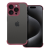 GSMLIVE iPhone 14 (6.1") keret tok, TPU tok, kameravédelem, bordó, Mini Bumpers