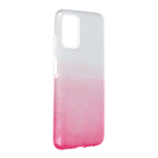 GSMLIVE iPhone 14 (6.1&quot;) szilikon tok, csillámos, hátlap tok, pink-ezüst tok és táska