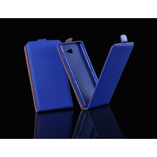 GSMLIVE Samsung G850 Galaxy Alpha kék szilikon keretes vékony flip tok tok és táska