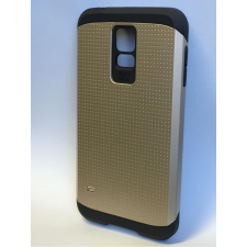GSMLIVE Samsung G900F Galaxy S5 Arany Armor Pöttyös Kemény Hátlap Tok tok és táska