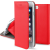 GSMLIVE Samsung Galaxy A12 / M12 telefon tok, könyvtok, oldalra nyíló tok, mágnesesen záródó, SM-A125, piros