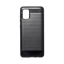 GSMLIVE Samsung Galaxy A31 szilikon tok, fekete, SM-A315, Carbon fiber tok és táska