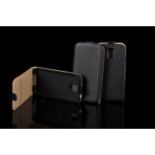 GSMLIVE Samsung S6810 Galaxy Fame fekete szilikon keretes vékony flip tok tok és táska