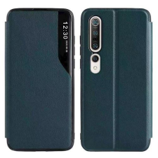 GSMLIVE Smart view TPU Xiaomi Redmi Note 10 / Note 10S zöld okos könyvtok tok és táska